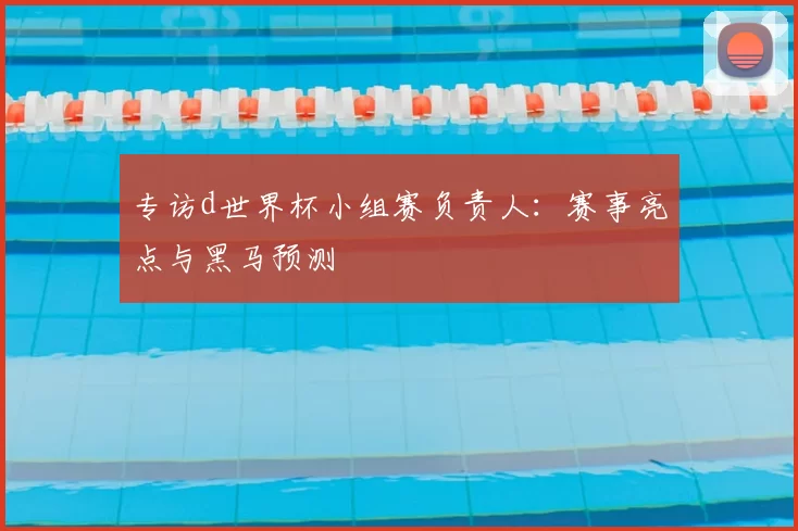 专访d世界杯小组赛负责人：赛事亮点与黑马预测
